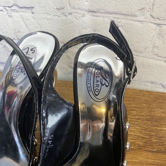 BOLARO SUMMER heart heels peep toe - Picture 7 of 10